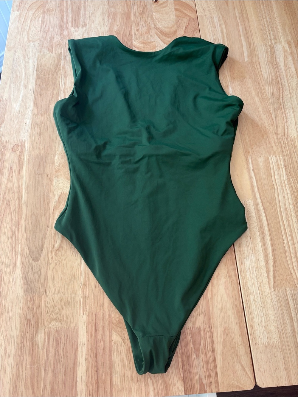 Sleeveless Forest Green Women's Bodysuit